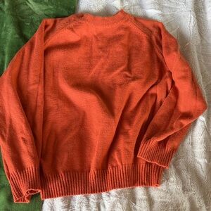 Dazy Women's Orange Crew Neck Sweater excellent condition
